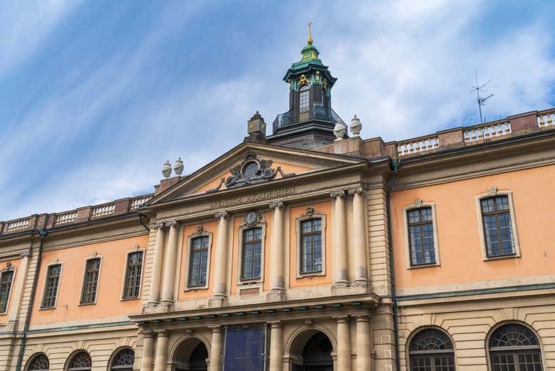 La facciata del Museo del Nobel