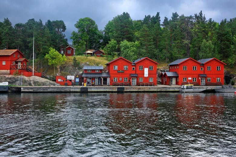Houses in Fjäderholmarna