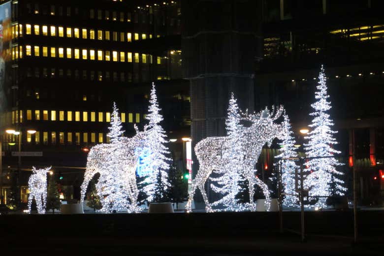 Luces de Navidad en Estocolmo