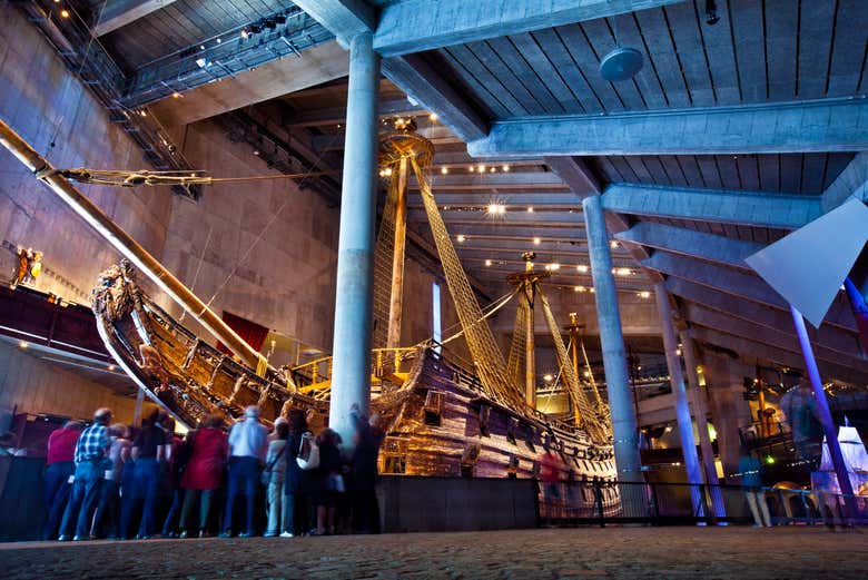 All'interno del Museo Vasa
