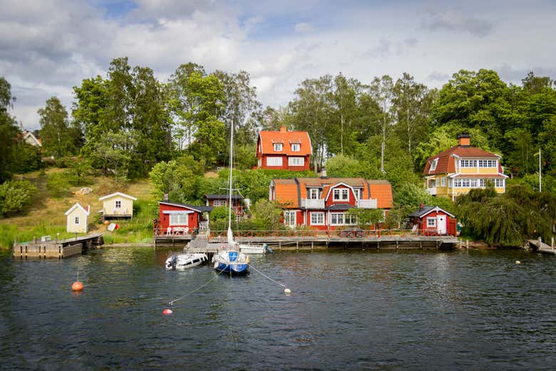 Paysages de l'île de Grinda