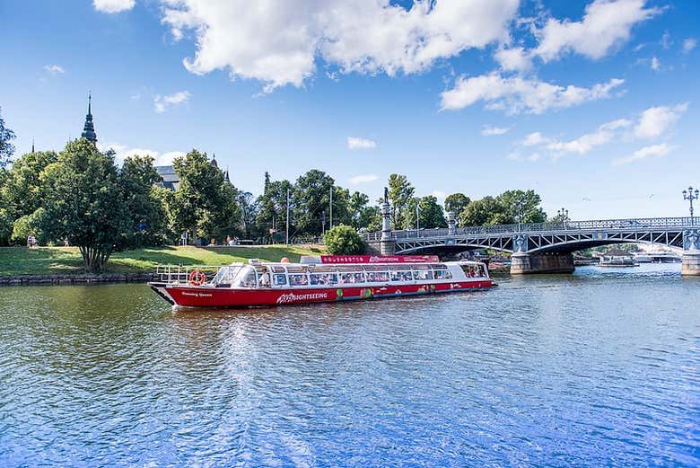 Paseo en barco por el canal Djurgården