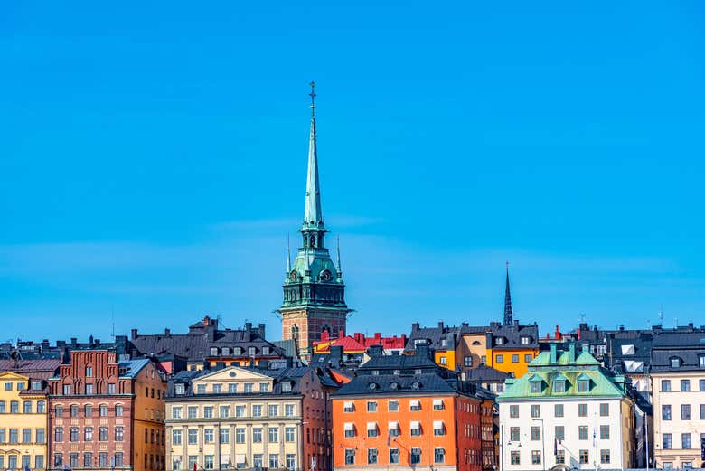 Postal tipíca de Gamla Stan
