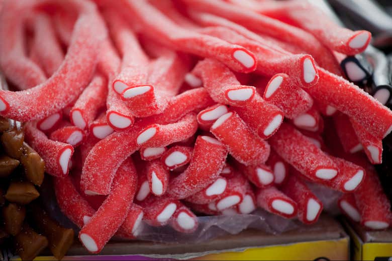 Le polkagris est un bonbon traditionnel suédois