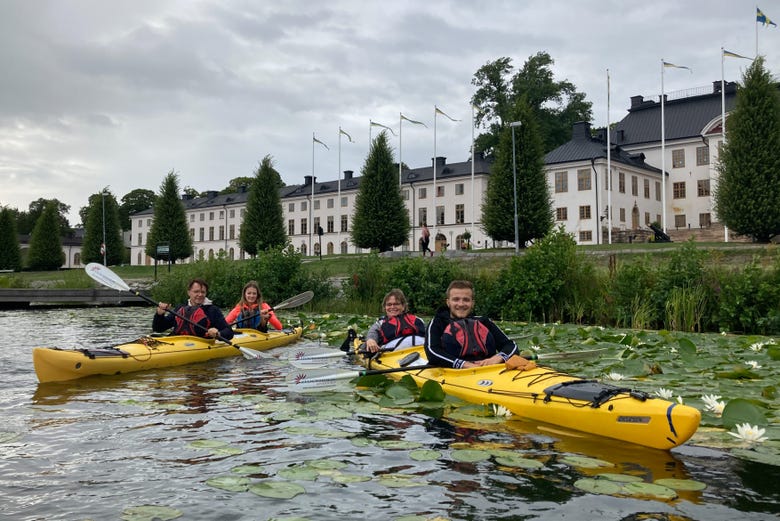 Remando en kayak por Estocolmo