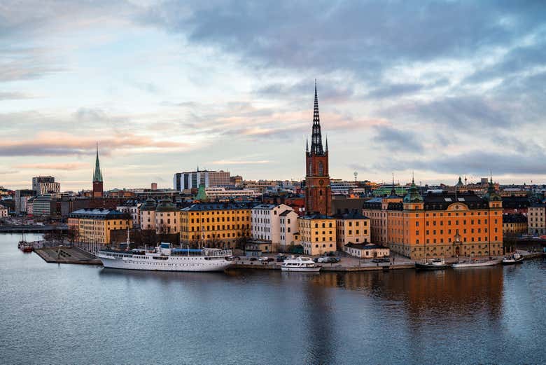 Look at the Riddarholmen Church