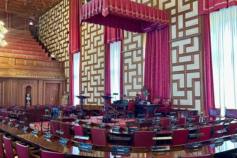 Salón de plenos del Ayuntamiento de Estocolmo 