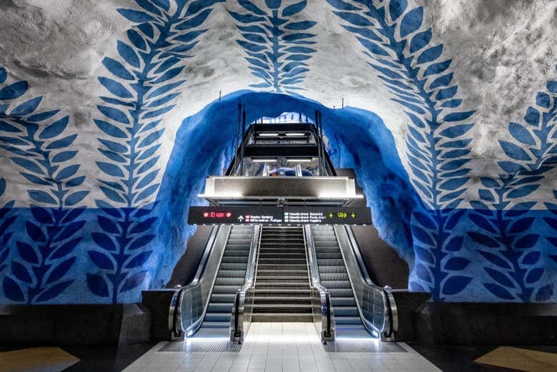 T-Centralen, la principal estación de Estocolmo