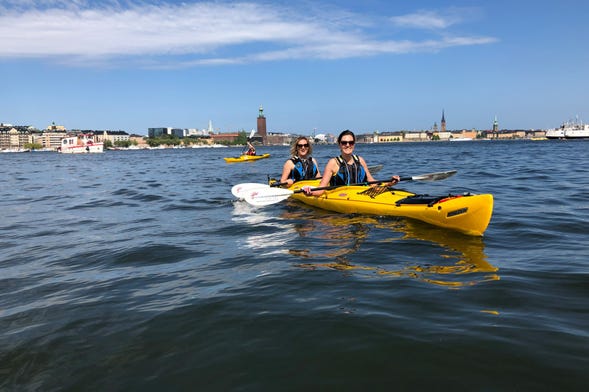 Tour en kayak por Estocolmo