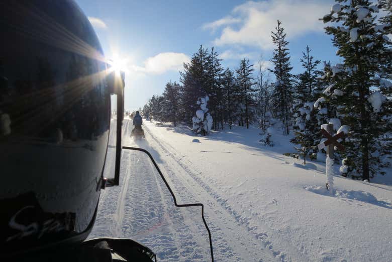 Conduisez la motoneige