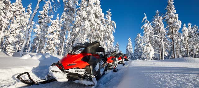 Paseo en moto de nieve por Kiruna