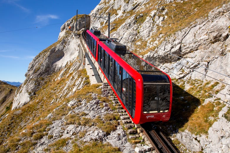 Tren cremallera al monte Pilatus desde Alpnach