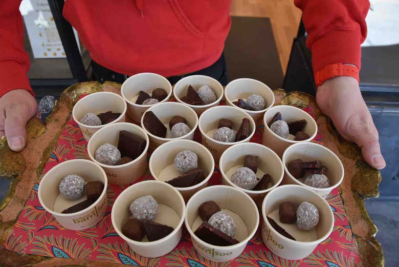 Disfrutaremos de una degustación de chocolate suizo