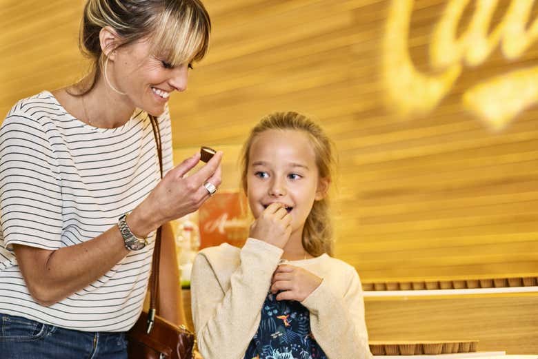Disfrutaréis de una deliciosa degustación de chocolate