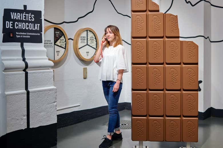 Visitaréis el museo de la Maison Cailler con una audioguía