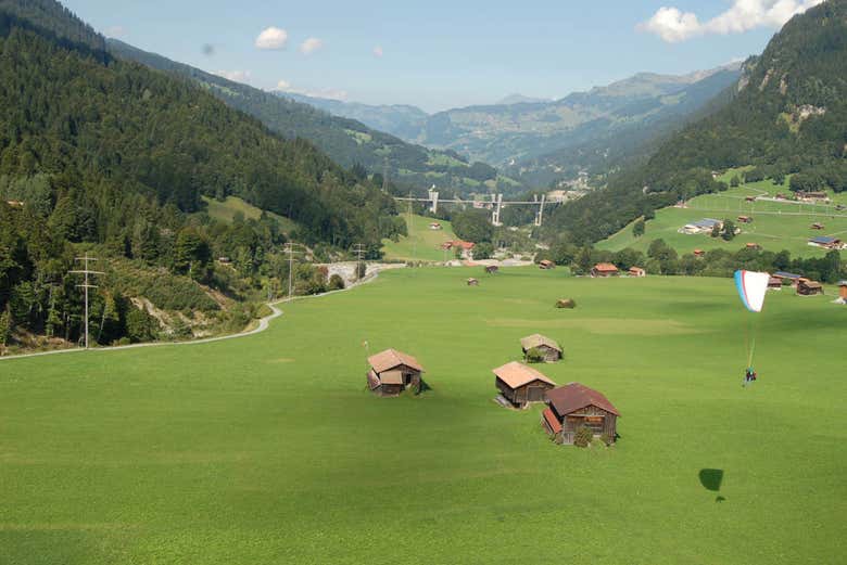 Paisagens dos Alpes Suíços