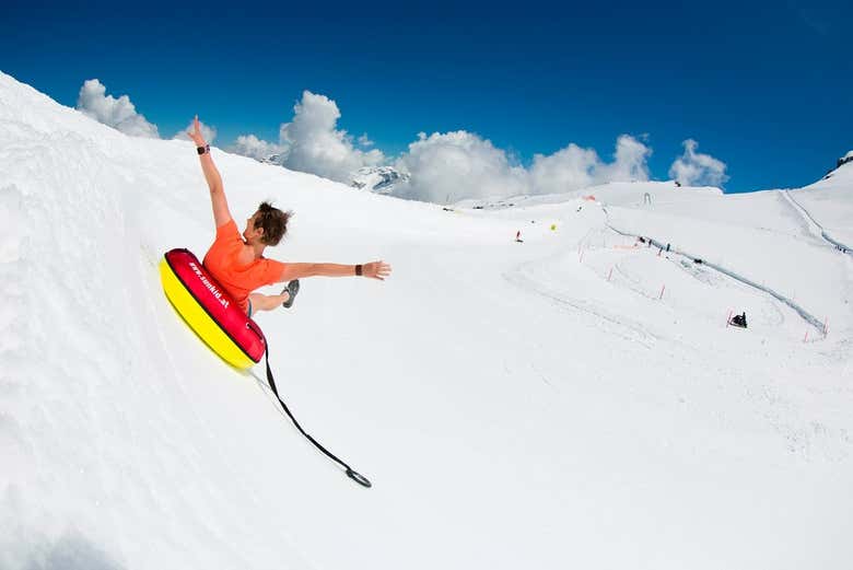 En el parque Glaciar