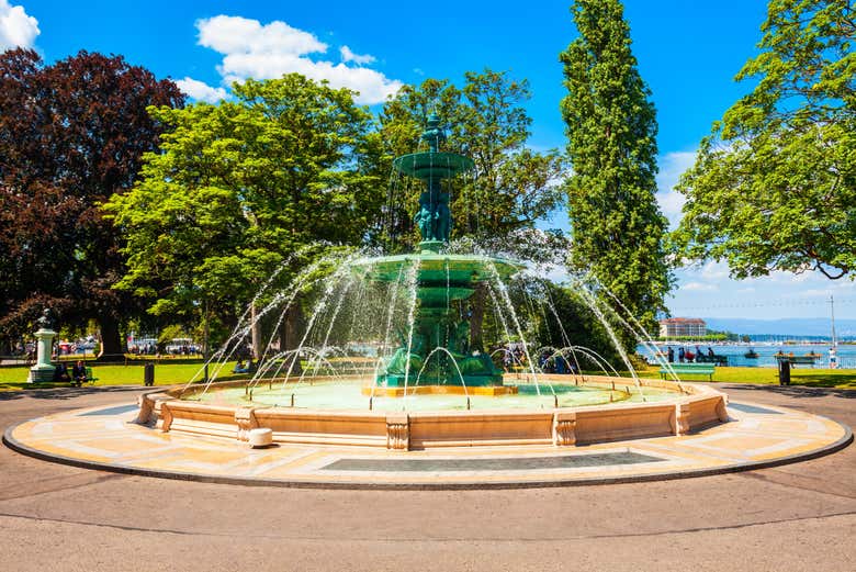 Fontaine du Jardin anglais de Genève