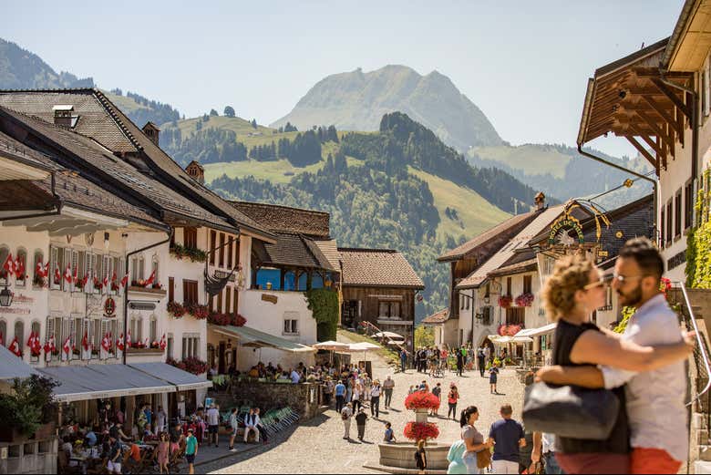 Recorriendo las calles de Gruyère