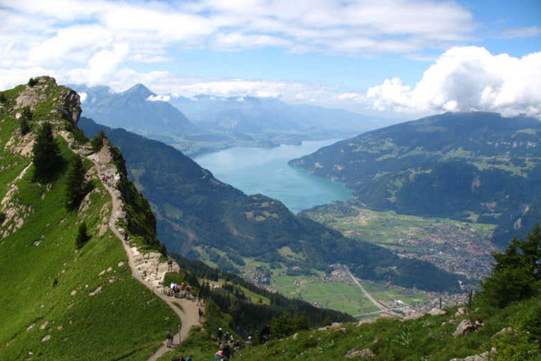 Paisaje alpino en Interlaken