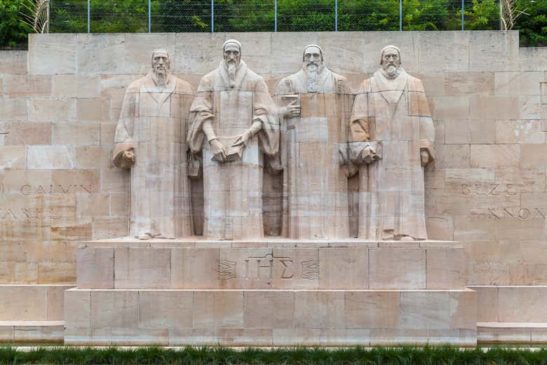 Mur des réformateurs dans le parc des Bastions