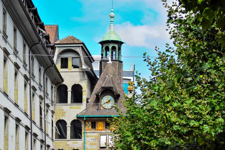 Horloge sur la place du Molard