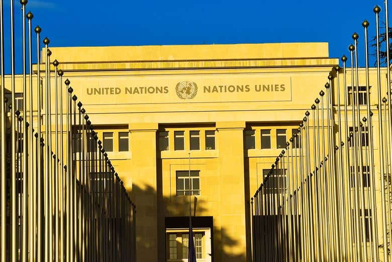 A linha 3 passa pela sede da ONU em Genebra