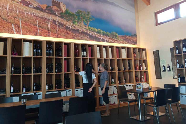 Visitando una de las bodegas de Lavaux