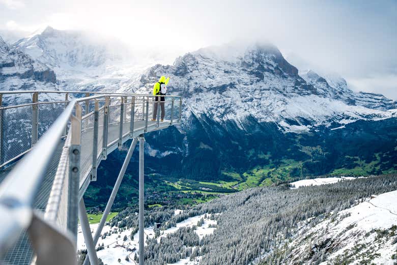 Desfrutando das vistas do First Cliff Walk by Tissot