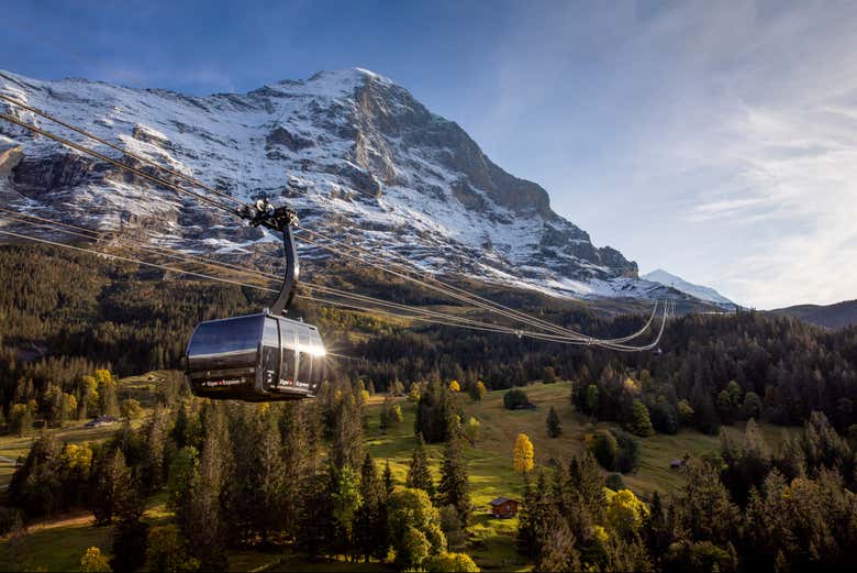 Disfrutaréis de un bello paisaje alpino