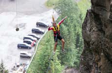 Puenting en el Glacier Canyon