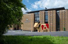 Entrada al museo Kuhniversum de la fábrica Trauffer