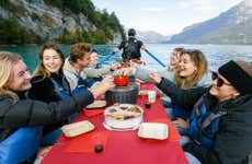 Paseo en barco por el lago Brienz con fondue de chocolate