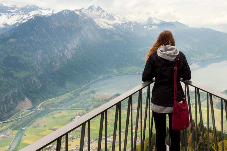 Disfrutando de las vistas desde el mirador