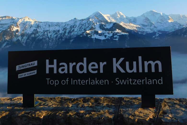 Harder Kulm es una importante atracción turística de Suiza