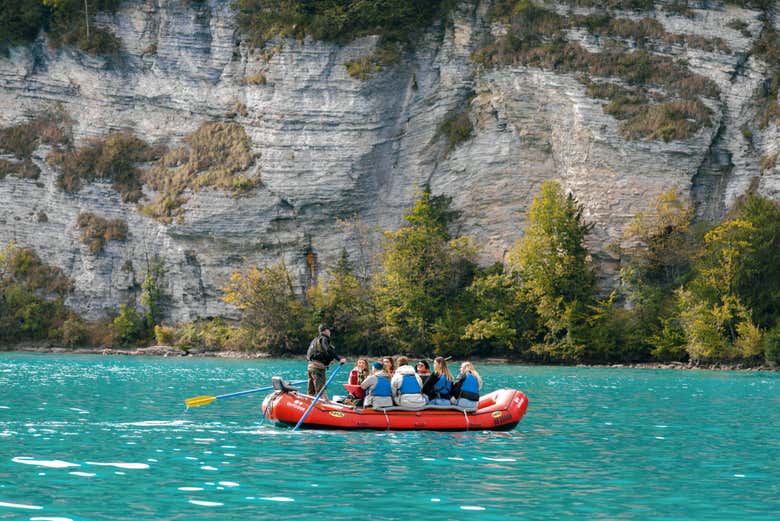 Surcando las aguas del lago Brienz