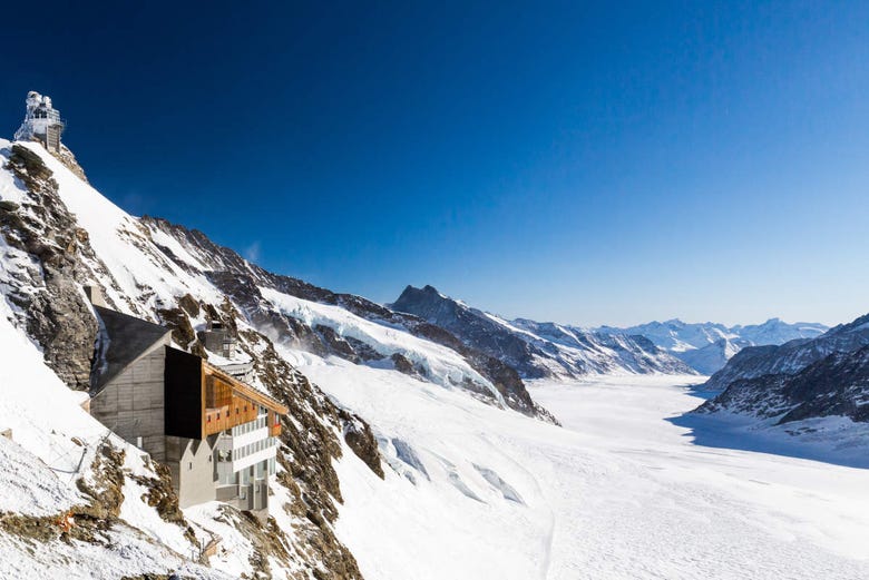 La station du Jungfraujoch
