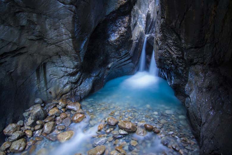 The Trümmelbach Falls will amaze you