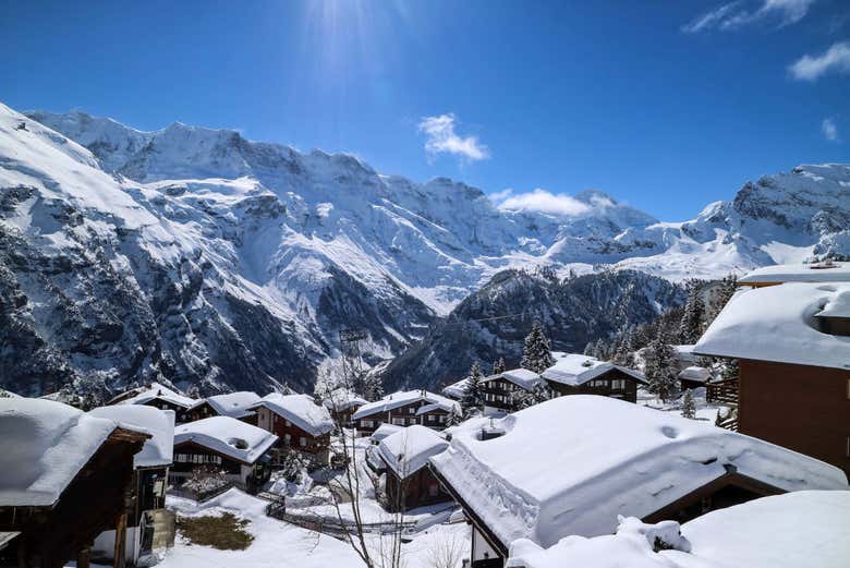 Casas típicas de Schilthorn