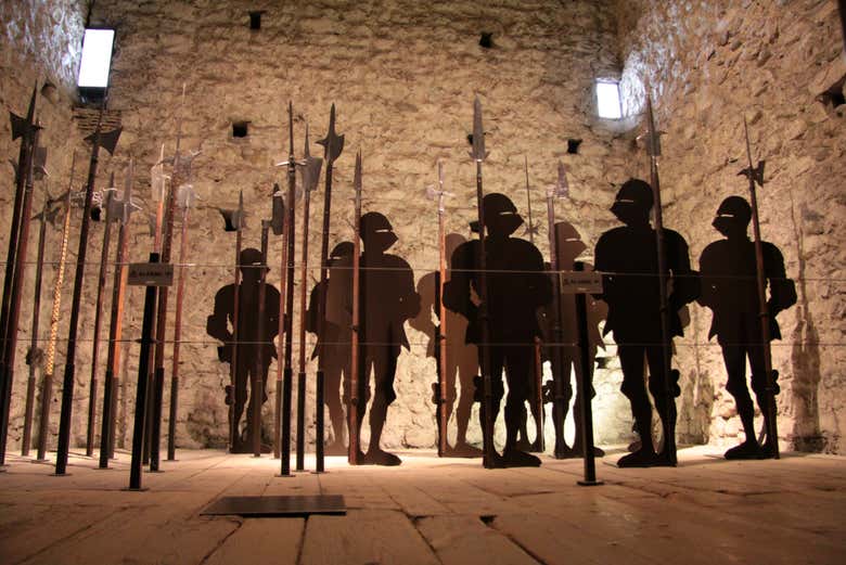 Interior do castelo de Chillon