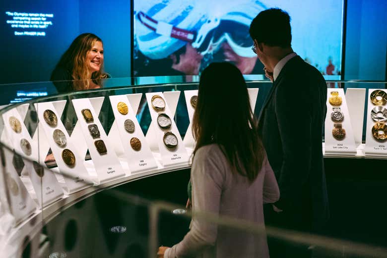 Veréis una amplia colección de medallas olímpicas