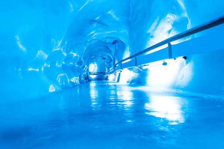 Exploring the Ice Cave