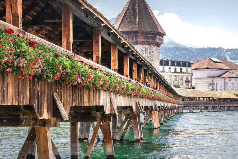 El Puente de la Capilla es todo un icono de Lucerna