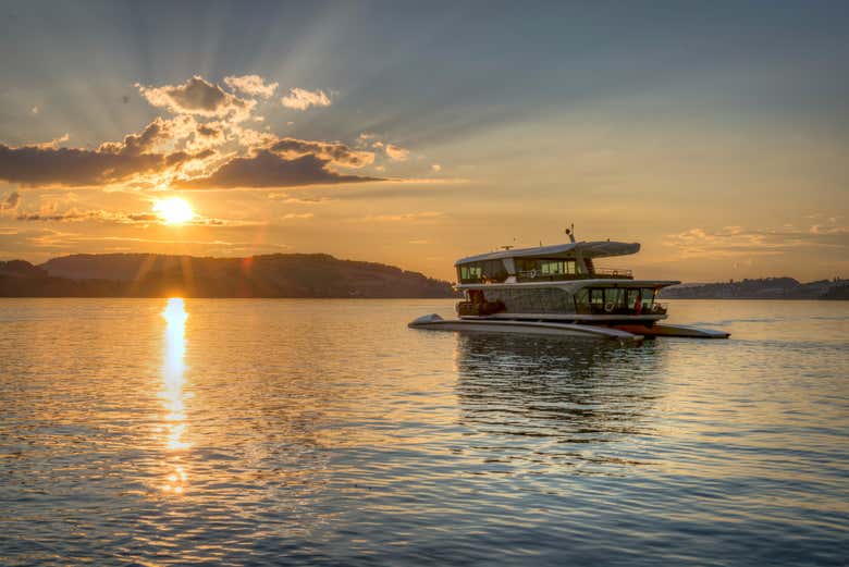 Si zarpáis a última hora de la tarde veréis el ocaso