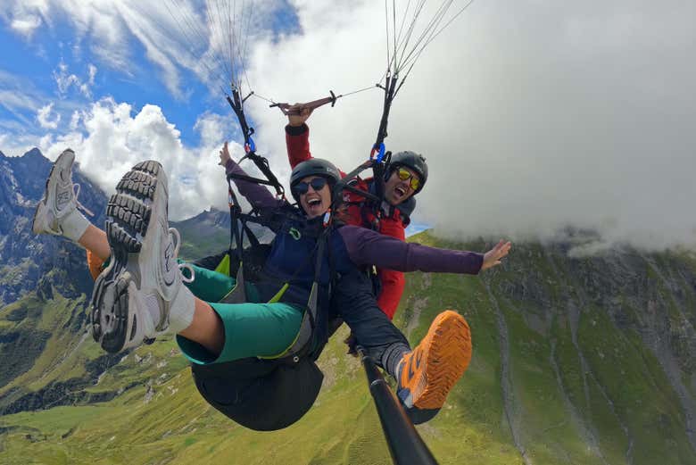 Enjoying in the air!