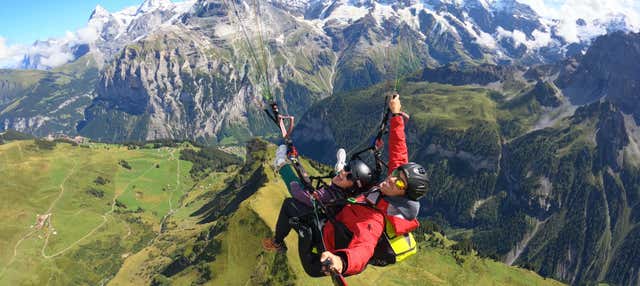 Paragliding Over the Lauterbrunnen Valley