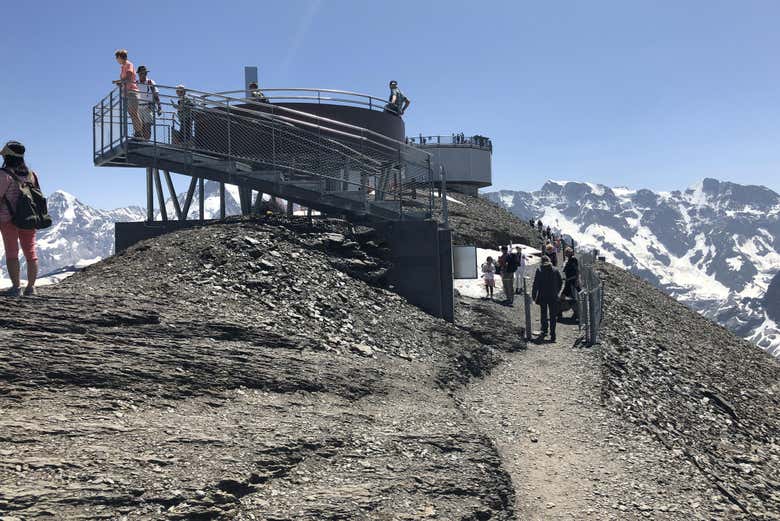 Contemplando il belvedere di Piz Gloria