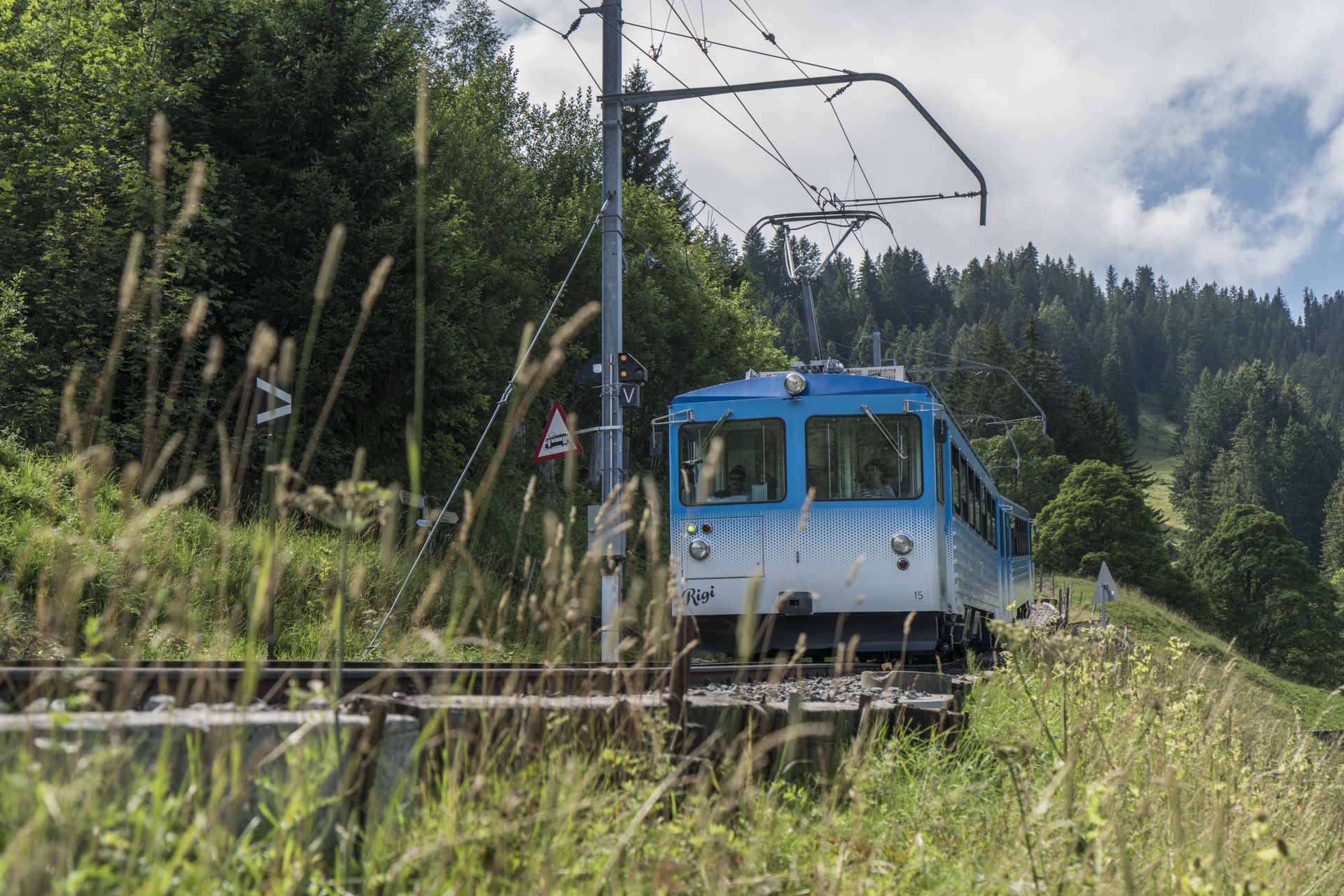 Tren cremallera del monte Rigi