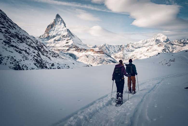 Haciendo senderismo por Gornergrat