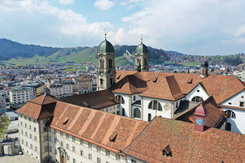Detalle del monasterio de Einsiedeln